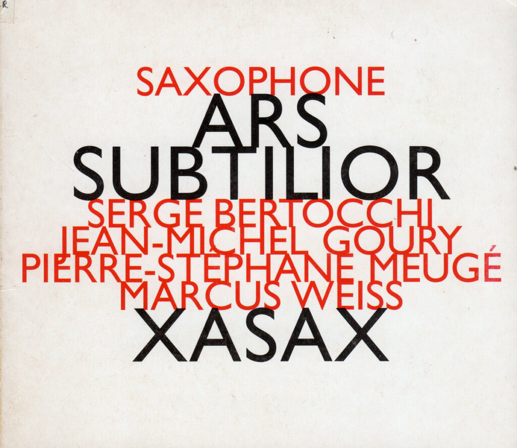 CD Xasax : Ars Subtilior