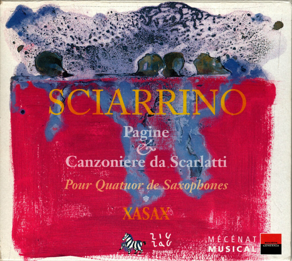 CD Xasax : Sciarrino, Pagine & Canzoniere da Scarlatti